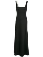 Gloria Coelho Panels Gown - Black