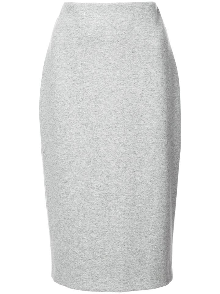 Sally Lapointe Pencil Skirt - Grey