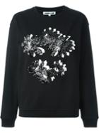Mcq Alexander Mcqueen Sequinned Flower Sweatshirt