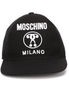 Moschino Question Mark Print Cap - Black