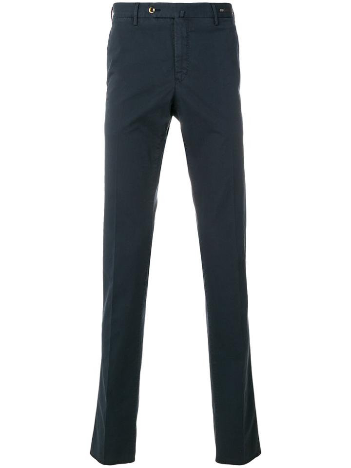 Pt01 Stretch Business Trousers - Blue