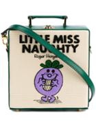 Olympia Le-tan Little Miss Naughty Shoulder Bag, Women's, Green, Leather/cotton/wool Felt