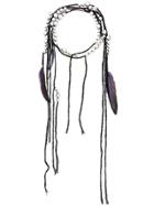 Ann Demeulemeester Feathers Necklace - Black