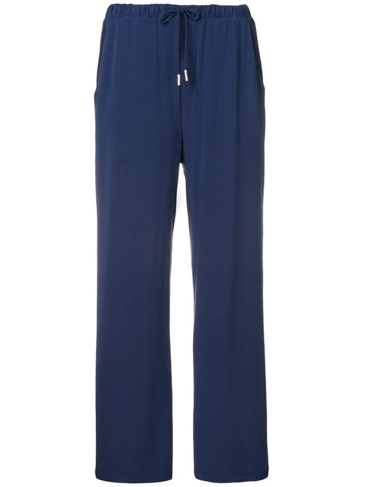 Max Mara Drawstring Trousers - Blue