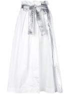 Paco Rabanne Tie Waist Long Skirt - White