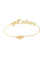 Atelier Paulin 'je T'aime' Bracelet, Women's, Size: Xs, Metallic