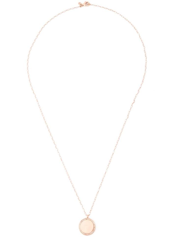 Astley Clarke Medium 'cosmos' Diamond Locket Pendant Necklace - Pink &
