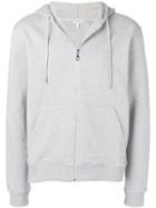 Kenzo Logo Drawstring Hoodie - Grey