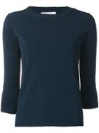 Fabiana Filippi Shoulder Stripe Sweater - Blue