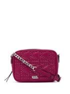 Karl Lagerfeld K/kuilted Studs Camera Bag - Pink