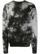 Represent Tie-dye Print Sweatshirt - Black