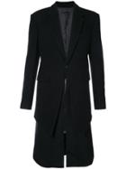 D.gnak Layered Coat - Black