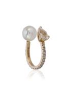 Anissa Kermiche Perle Rare Pave Yellow Ear Cuff - Metallic