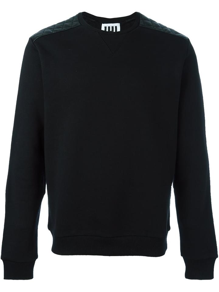 Les Hommes Urban Quilted Detailing Sweatshirt