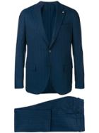 Lardini Striped Two-piece Suit - Blue