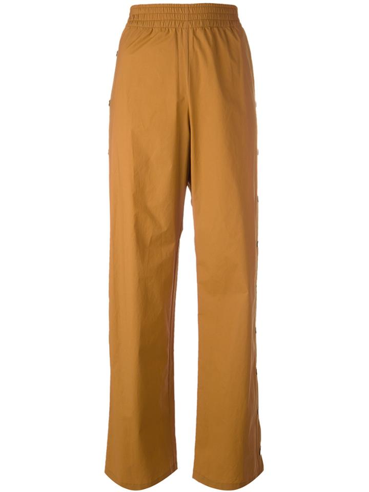 Maison Margiela Fluid Straight Leg Trousers - Brown