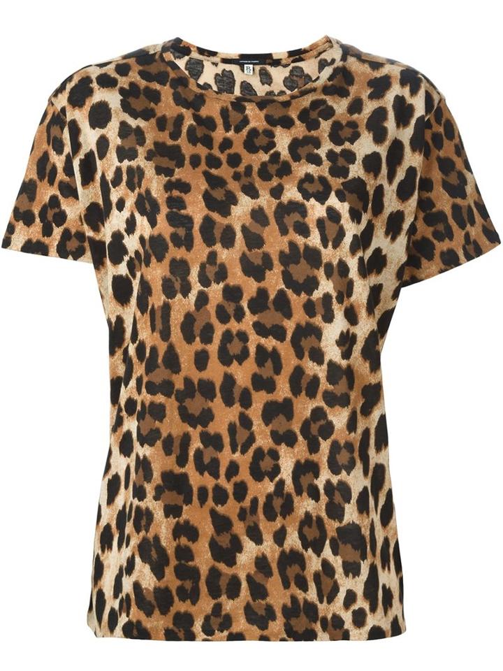 R13 Leopard Print T-shirt