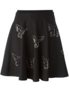 Philipp Plein 'amused' Skirt, Women's, Size: Xs, Black, Polyester/spandex/elastane/glass