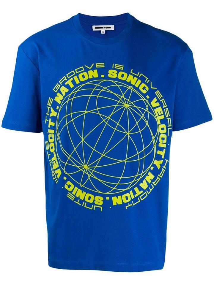 Mcq Alexander Mcqueen Earth T-shirt - Blue