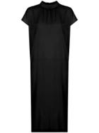 G.v.g.v. Funnel Neck Short Sleeved Dress - Black