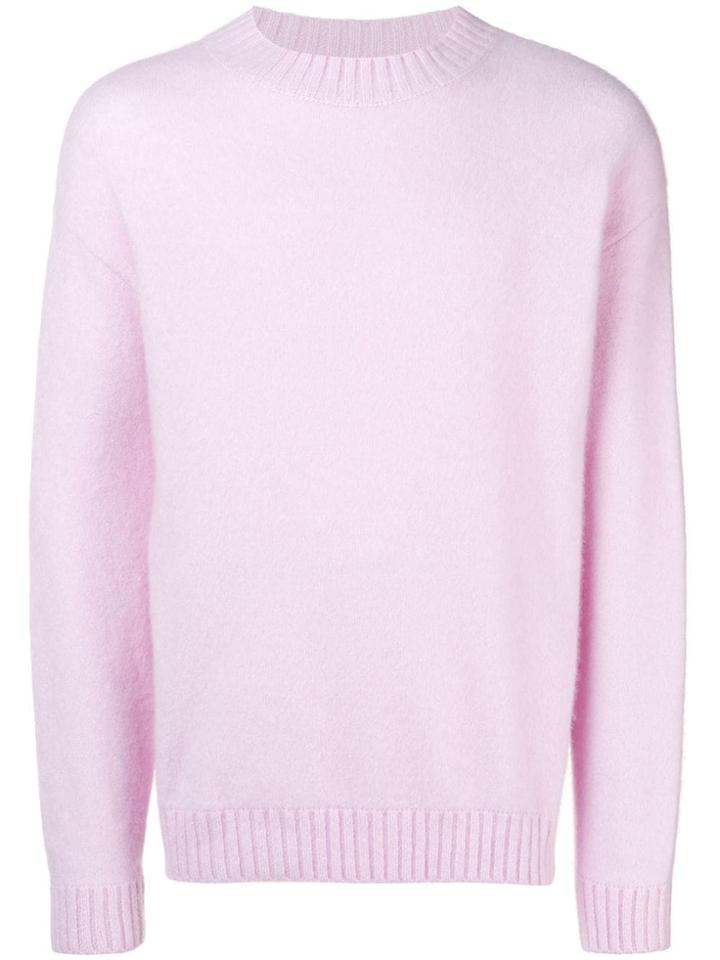 Laneus Crew Neck Jumper - Pink & Purple