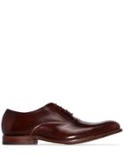 Grenson Alwin Leather Oxford Shoes - Brown
