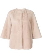 Yves Salomon Short Fur Jacket - Pink