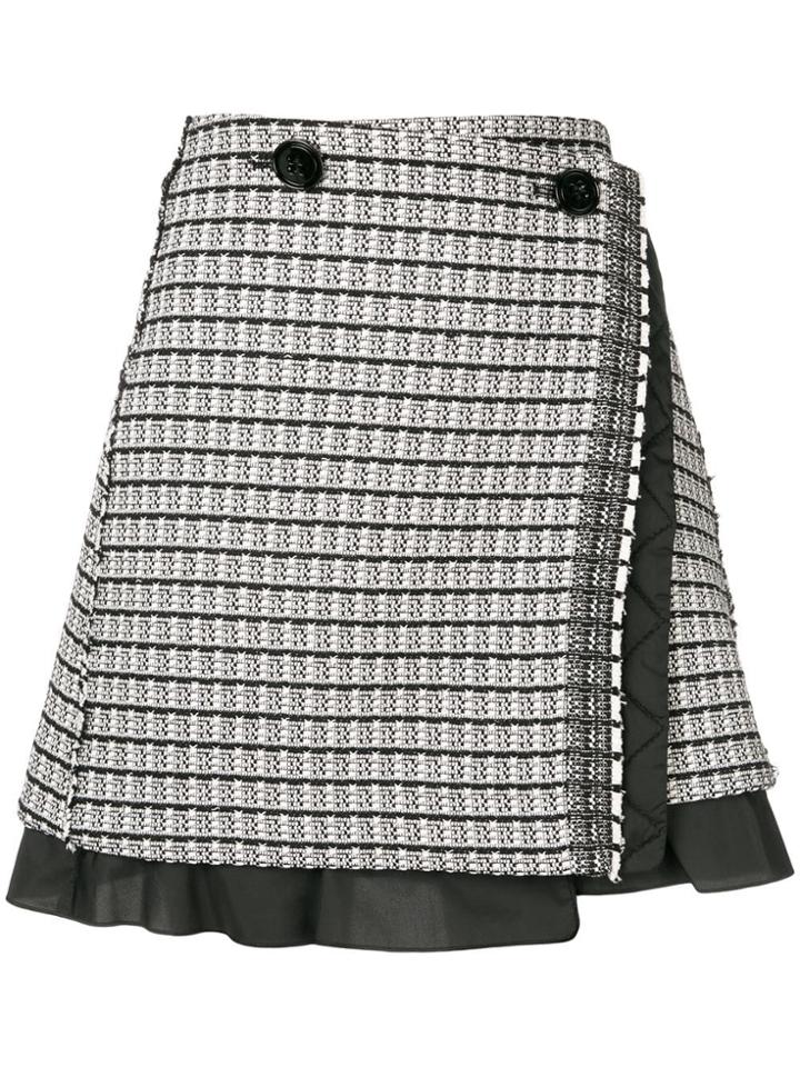Dorothee Schumacher Tweed A-line Skirt - Black