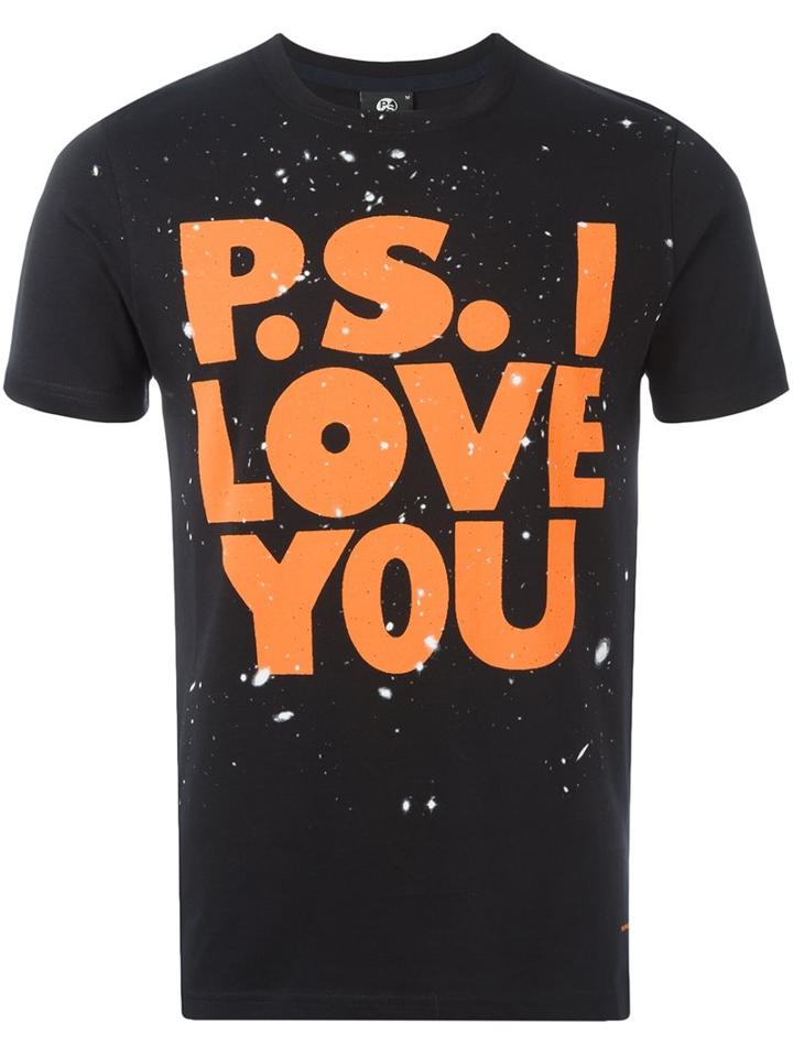 Paul Smith London 'p.s. I Love You' T-shirt