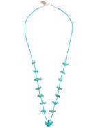 Jessie Western Animal Pendant Necklace - Blue