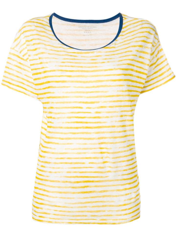 Majestic Filatures Painted Stripe T-shirt - Yellow