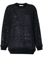 See By Chloé Open Weave Jumper - Blue