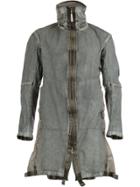 Isaac Sellam Experience Distressed Detail Jacket - Grey