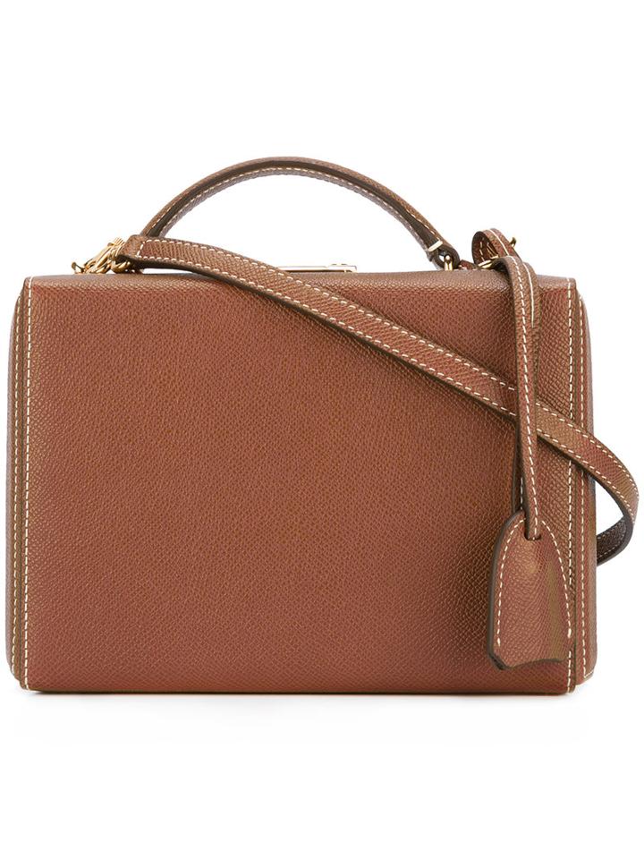 Mark Cross Grace Small Shoulder Bag, Women's, Brown, Leather