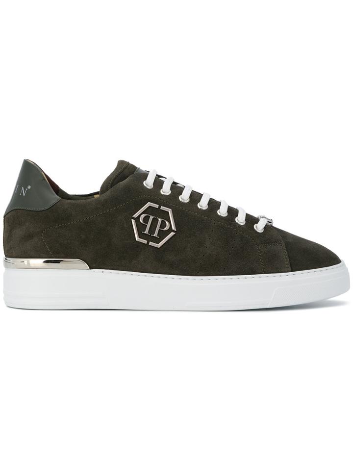 Philipp Plein Hexagonal Low-top Sneakers - Green