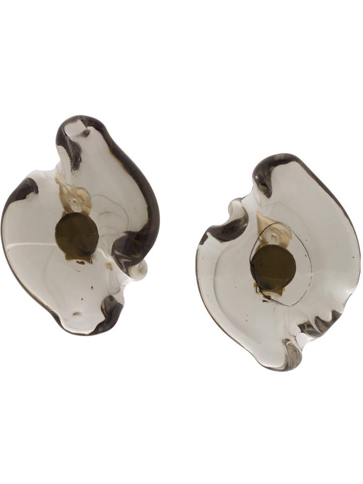 Proenza Schouler Glass Earrings - Black