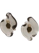 Proenza Schouler Glass Earrings - Black