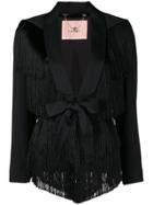 Twin-set Cady Fringed Jacket - Black