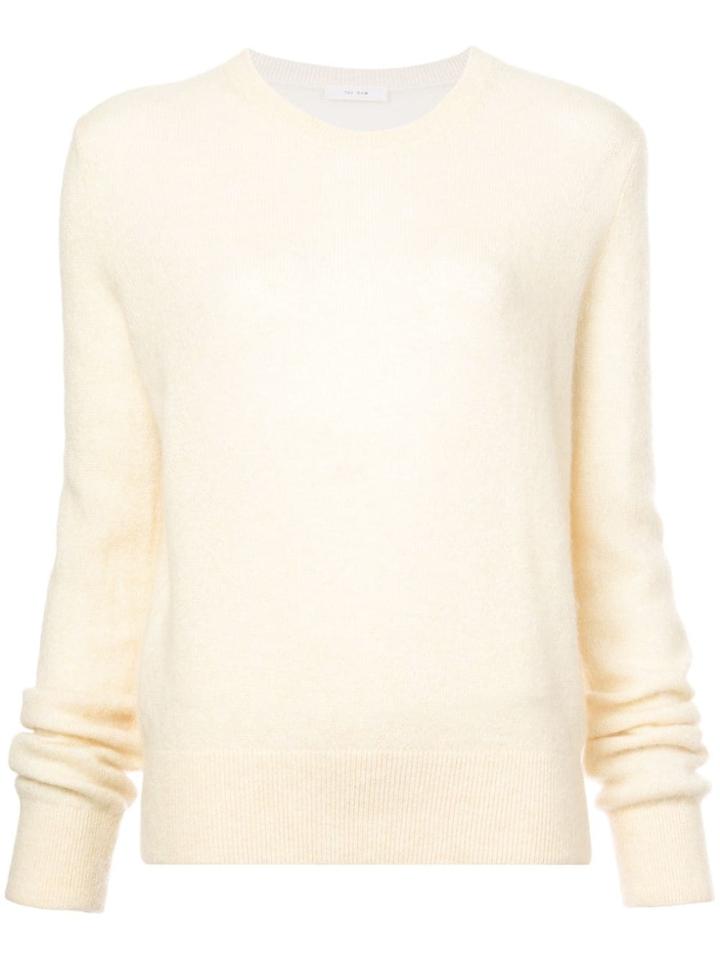 The Row Crew Neck Sweater - Yellow & Orange
