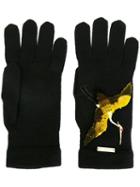 Dsquared2 Embroidered Bird Gloves