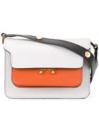 Marni - 'trunk' Shoulder Bag - Women - Calf Leather - One Size, Women's, Grey, Calf Leather