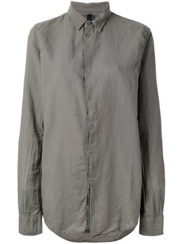 Poème Bohémien Concealed Button Fastening Shirt - Grey