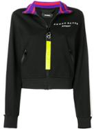 Diesel Colour-block Zipped Sweatshirt - Black