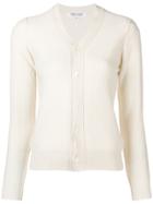 Comme Des Garçons Comme Des Garçons Classic V-neck Cardigan - Nude &