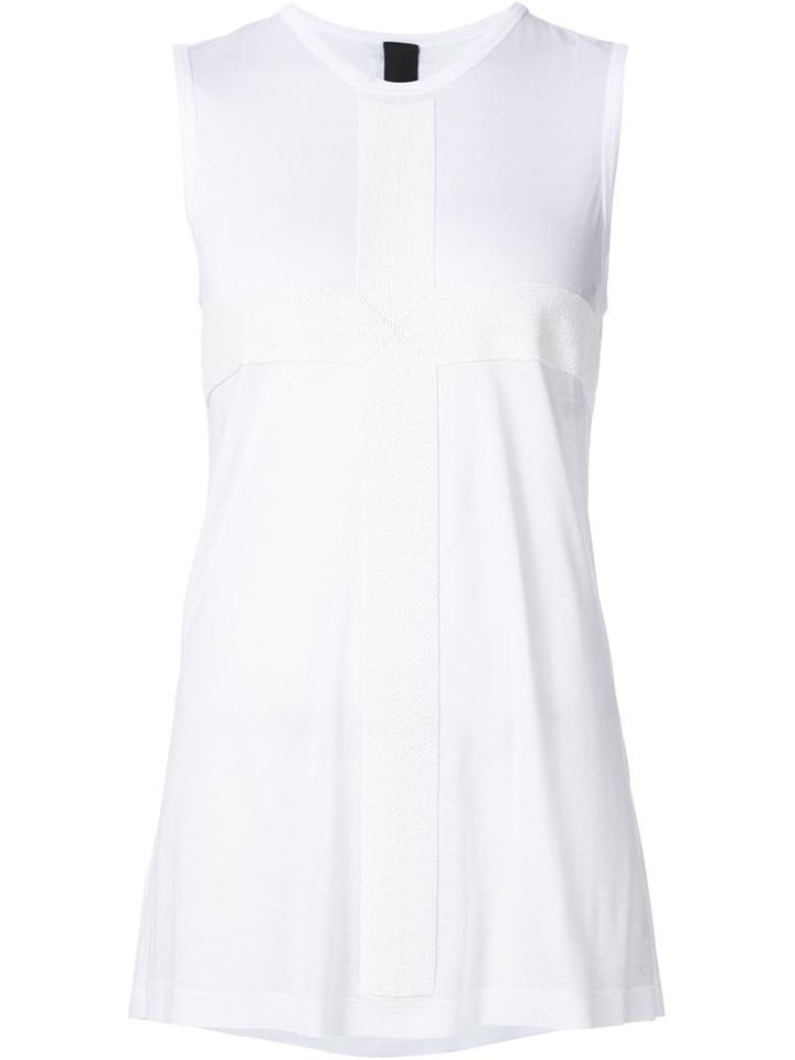 Vera Wang Beaded Cross Tank Top