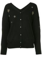 Guild Prime Star Print Patterned Cardigan - Black