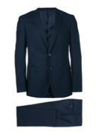 Tonello Tailored Business Suit, Men's, Size: 48, Blue, Viscose/cashmere/virgin Wool