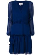 3.1 Phillip Lim Asymmetric Ruffled Dress - Blue