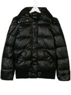 Diesel Kids Zipped Padded Jacket - Black