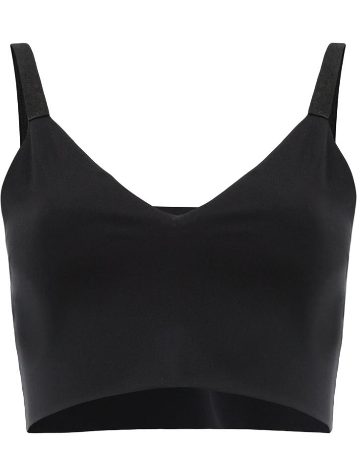 Ilaria Nistri V-neck Cropped Top - Black